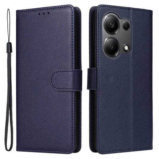 For Xiaomi Redmi Note 13 Pro 4G / Poco M6 Pro 4G Leather Case Card Slots Phone Stand Cover