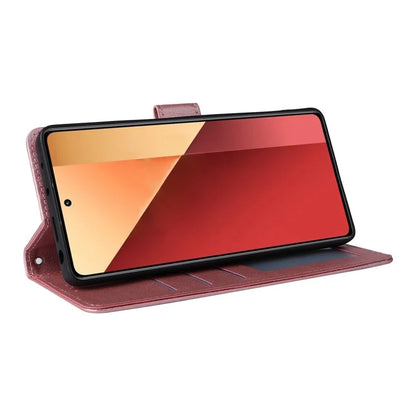 For Xiaomi Redmi Note 13 Pro 4G / Poco M6 Pro 4G Leather Case Card Slots Phone Stand Cover