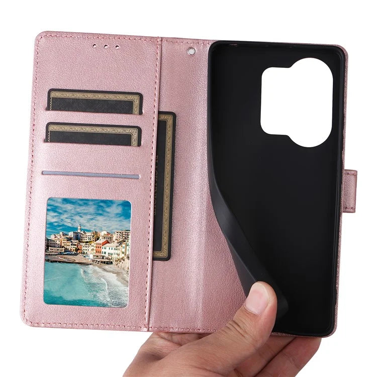 For Xiaomi Redmi Note 13 Pro 4G / Poco M6 Pro 4G Leather Case Card Slots Phone Stand Cover