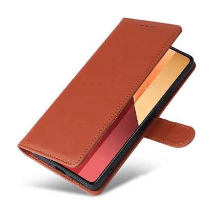 For Xiaomi Redmi Note 13 Pro 4G / Poco M6 Pro 4G Leather Case Card Slots Phone Stand Cover