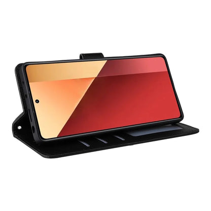 For Xiaomi Redmi Note 13 Pro 4G / Poco M6 Pro 4G Leather Case Card Slots Phone Stand Cover