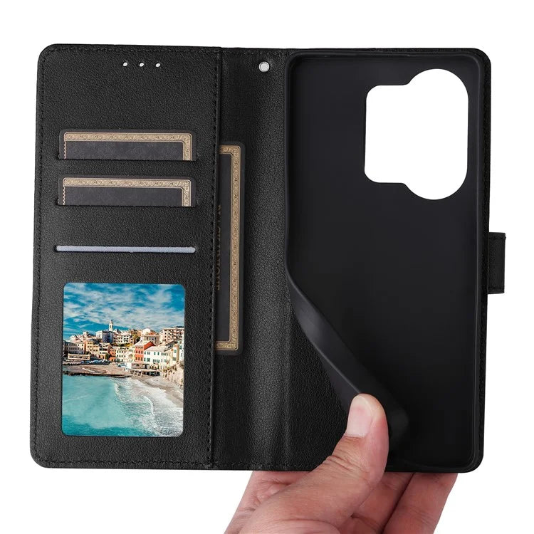 For Xiaomi Redmi Note 13 Pro 4G / Poco M6 Pro 4G Leather Case Card Slots Phone Stand Cover