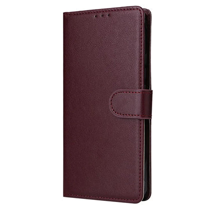 For Xiaomi Redmi Note 13 Pro+ 5G Case PU Leather Stand Phone Cover with 3 Card Slots