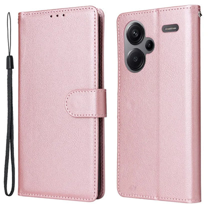For Xiaomi Redmi Note 13 Pro+ 5G Case PU Leather Stand Phone Cover with 3 Card Slots