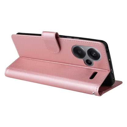 For Xiaomi Redmi Note 13 Pro+ 5G Case PU Leather Stand Phone Cover with 3 Card Slots