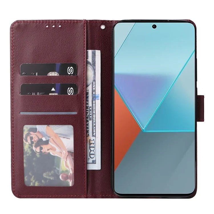 For Xiaomi Redmi Note 13 Pro 5G / Poco X6 5G Phone Case Wallet Stand Leather Cover