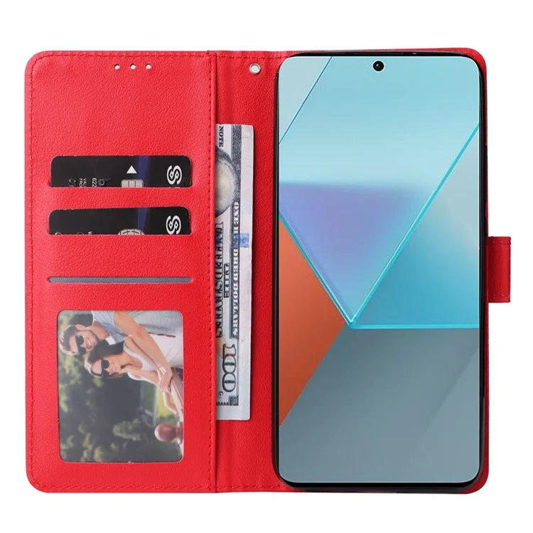 For Xiaomi Redmi Note 13 Pro 5G / Poco X6 5G Phone Case Wallet Stand Leather Cover