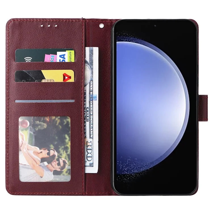 For Samsung Galaxy S23 FE Case Card Slots PU Leather Flip Wallet Cover