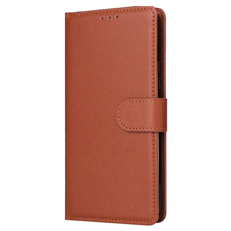 For Samsung Galaxy S24+ Case with Hand Strap PU Leather Phone Cover with Wallet