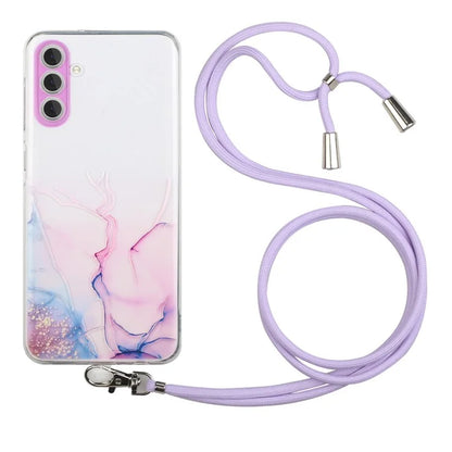 For Samsung Galaxy A55 5G Case Embossment Marble Pattern Soft TPU Shockproof Phone Cover