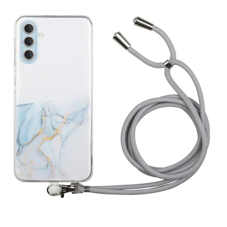 For Samsung Galaxy A55 5G Case Embossment Marble Pattern Soft TPU Shockproof Phone Cover