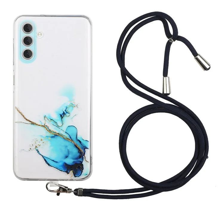 For Samsung Galaxy A55 5G Case Embossment Marble Pattern Soft TPU Shockproof Phone Cover