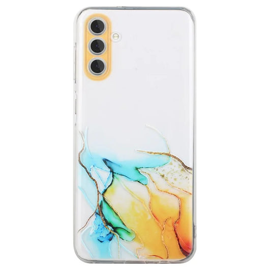 For Samsung Galaxy A25 5G (Global) (161.0 x 76.5 x 8.3mm) Case Anti-fall TPU Marble Pattern Phone Cover