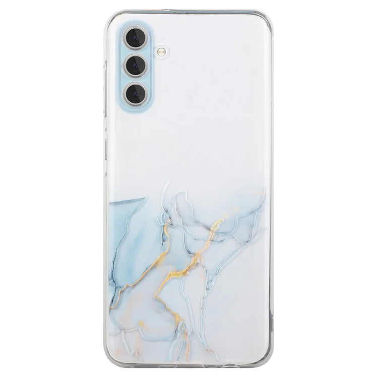 For Samsung Galaxy A25 5G (Global) (161.0 x 76.5 x 8.3mm) Case Anti-fall TPU Marble Pattern Phone Cover