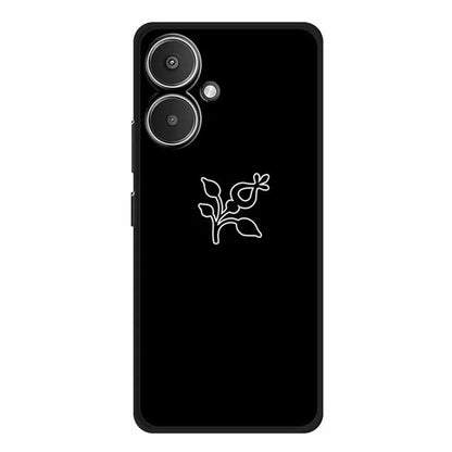 For Xiaomi Redmi 13C 5G / Redmi 13R 5G Case TPU Linear Pattern Printing Back Phone Cover