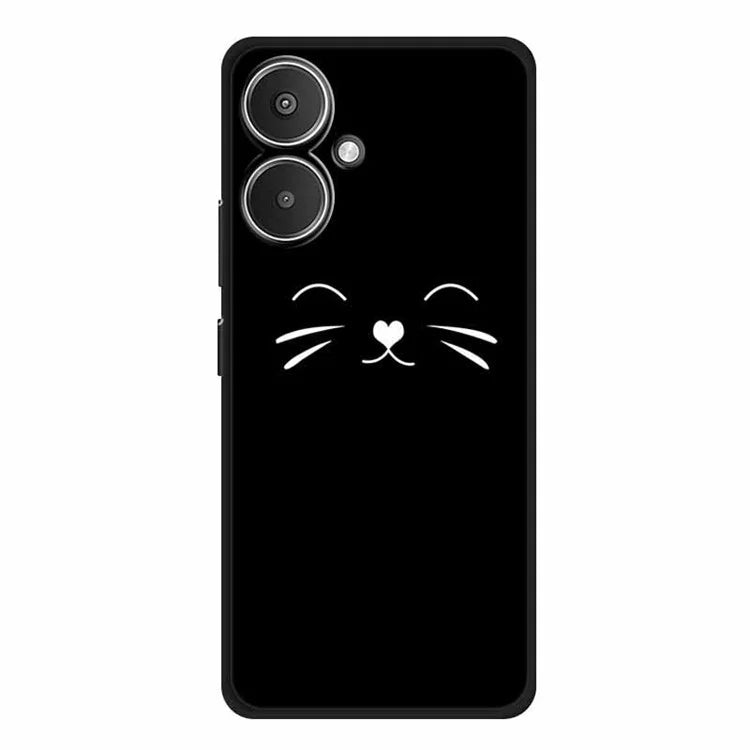 For Xiaomi Redmi 13C 5G / Redmi 13R 5G Case TPU Linear Pattern Printing Back Phone Cover