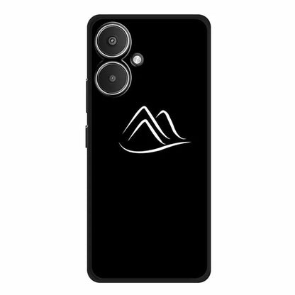 For Xiaomi Redmi 13C 5G / Redmi 13R 5G Case TPU Linear Pattern Printing Back Phone Cover