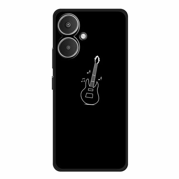 For Xiaomi Redmi 13C 5G / Redmi 13R 5G Case TPU Linear Pattern Printing Back Phone Cover