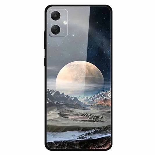 For Samsung Galaxy A05 4G Case PC+TPU+Tempered Glass Drop-proof Phone Protector