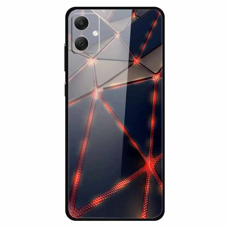 For Samsung Galaxy A05 4G Case PC+TPU+Tempered Glass Drop-proof Phone Protector