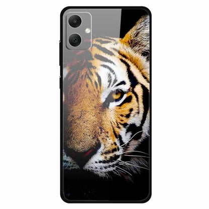 For Samsung Galaxy A05 4G Case PC+TPU+Tempered Glass Drop-proof Phone Protector