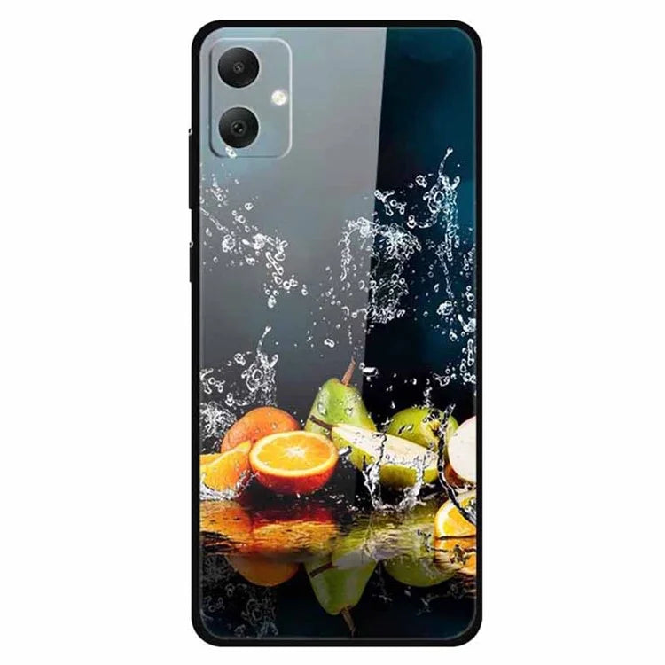 For Samsung Galaxy A05 4G Case PC+TPU+Tempered Glass Drop-proof Phone Protector