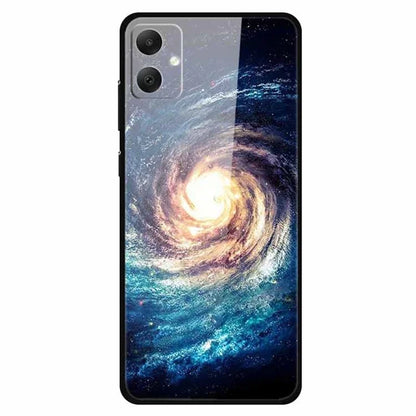 For Samsung Galaxy A05 4G Case PC+TPU+Tempered Glass Drop-proof Phone Protector