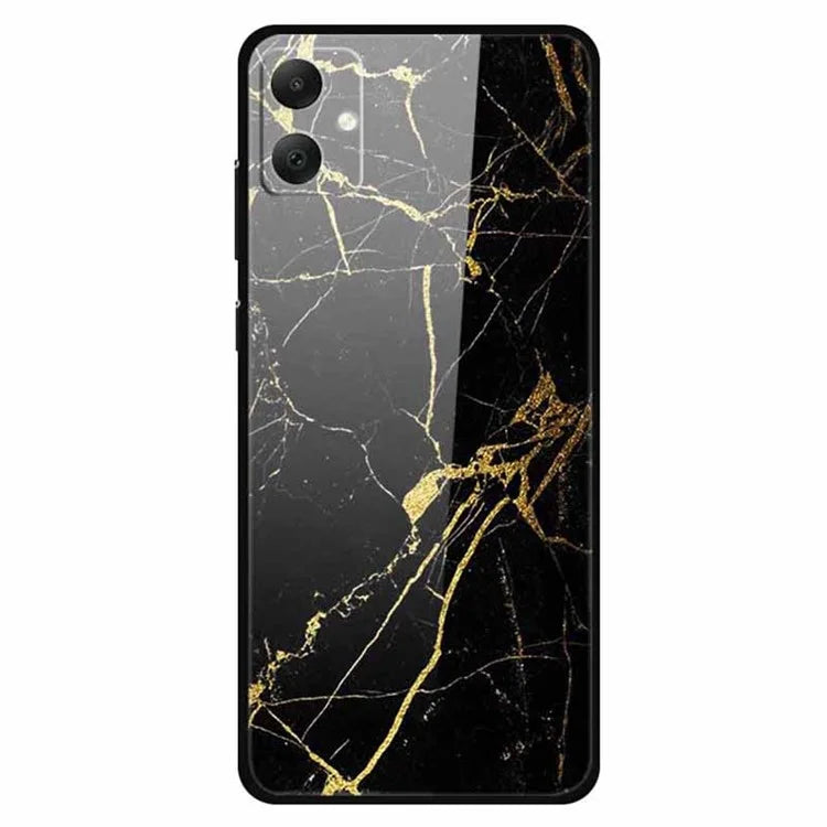 For Samsung Galaxy A05 4G Case PC+Tempered Glass+TPU Bump Proof Phone Cover