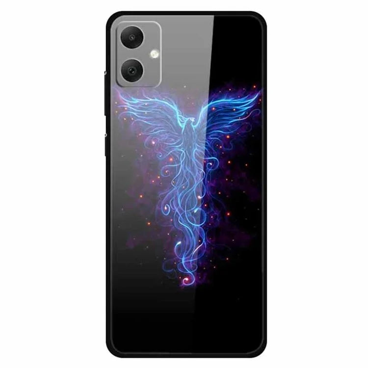 For Samsung Galaxy A05 4G Case PC+Tempered Glass+TPU Bump Proof Phone Cover