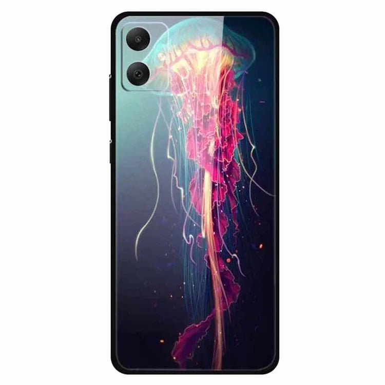 For Samsung Galaxy A05 4G Case PC+Tempered Glass+TPU Bump Proof Phone Cover