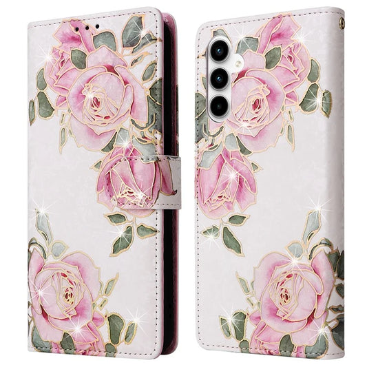 For Samsung Galaxy A35 5G Leather Case RFID Blocking Card Slots Phone Cover