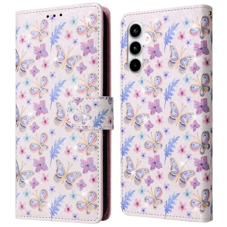For Samsung Galaxy A35 5G Leather Case RFID Blocking Card Slots Phone Cover