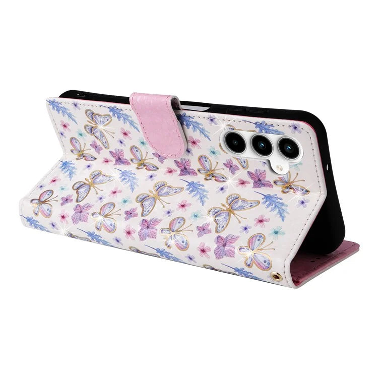 For Samsung Galaxy A35 5G Leather Case RFID Blocking Card Slots Phone Cover