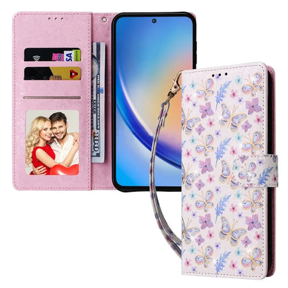 For Samsung Galaxy A35 5G Leather Case RFID Blocking Card Slots Phone Cover