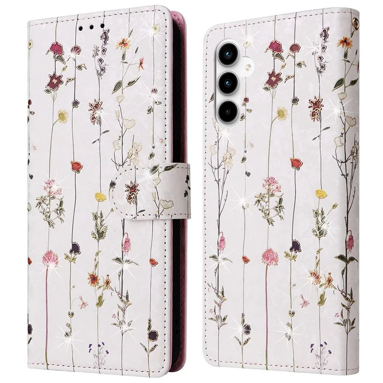 For Samsung Galaxy A35 5G Leather Case RFID Blocking Card Slots Phone Cover