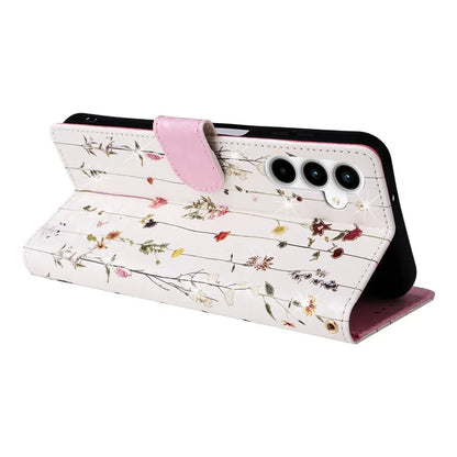 For Samsung Galaxy A35 5G Leather Case RFID Blocking Card Slots Phone Cover