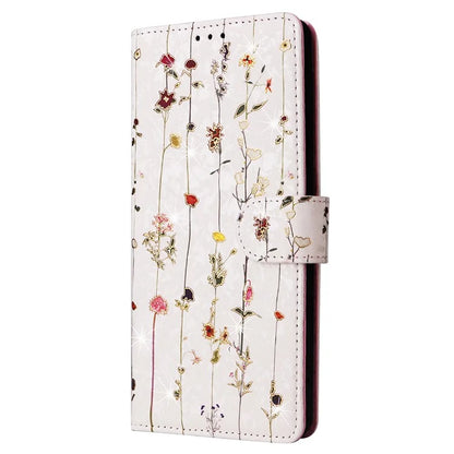 For Xiaomi Redmi Note 13 4G Case Lacquered Leather Cover with RFID Blocking Card Slots