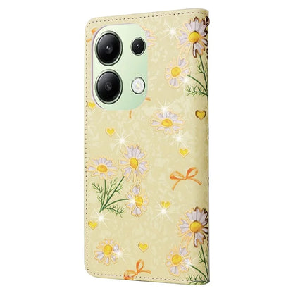 For Xiaomi Redmi Note 13 4G Case Lacquered Leather Cover with RFID Blocking Card Slots