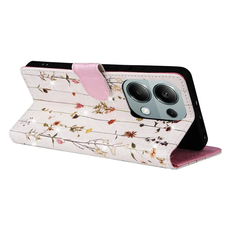 For Xiaomi Redmi Note 13 Pro 4G / Poco M6 Pro 4G Phone Case RFID Blocking Wallet Leather Cover