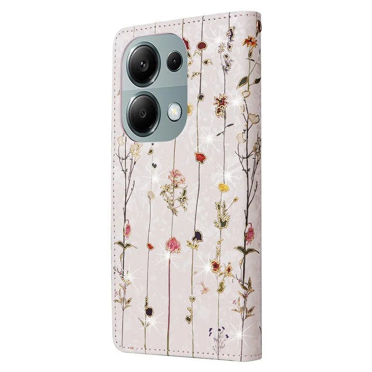 For Xiaomi Redmi Note 13 Pro 4G / Poco M6 Pro 4G Phone Case RFID Blocking Wallet Leather Cover