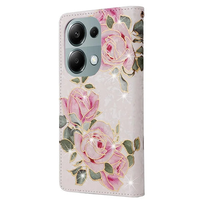 For Xiaomi Redmi Note 13 Pro 4G / Poco M6 Pro 4G Phone Case RFID Blocking Wallet Leather Cover