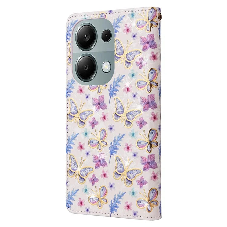 For Xiaomi Redmi Note 13 Pro 4G / Poco M6 Pro 4G Phone Case RFID Blocking Wallet Leather Cover