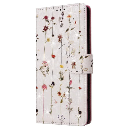 For Xiaomi Redmi Note 13 5G Wallet Case RFID Blocking Lacquered Leather Cover