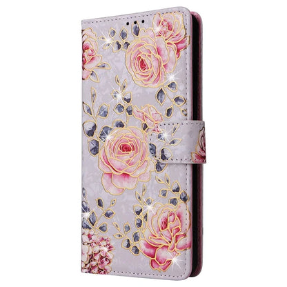 For Xiaomi Redmi Note 13 5G Wallet Case RFID Blocking Lacquered Leather Cover
