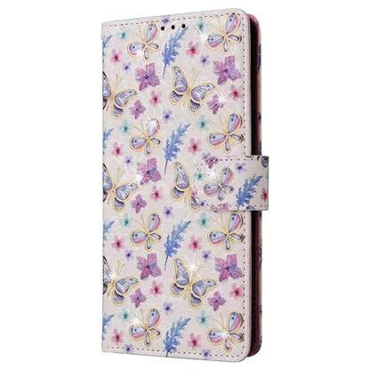 For Xiaomi Redmi Note 13 5G Wallet Case RFID Blocking Lacquered Leather Cover