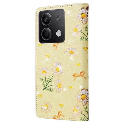 For Xiaomi Redmi Note 13 5G Wallet Case RFID Blocking Lacquered Leather Cover