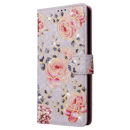 For Xiaomi Redmi Note 13 Pro 5G / Poco X6 5G Case Lacquered Flower Leather Wallet Phone Cover