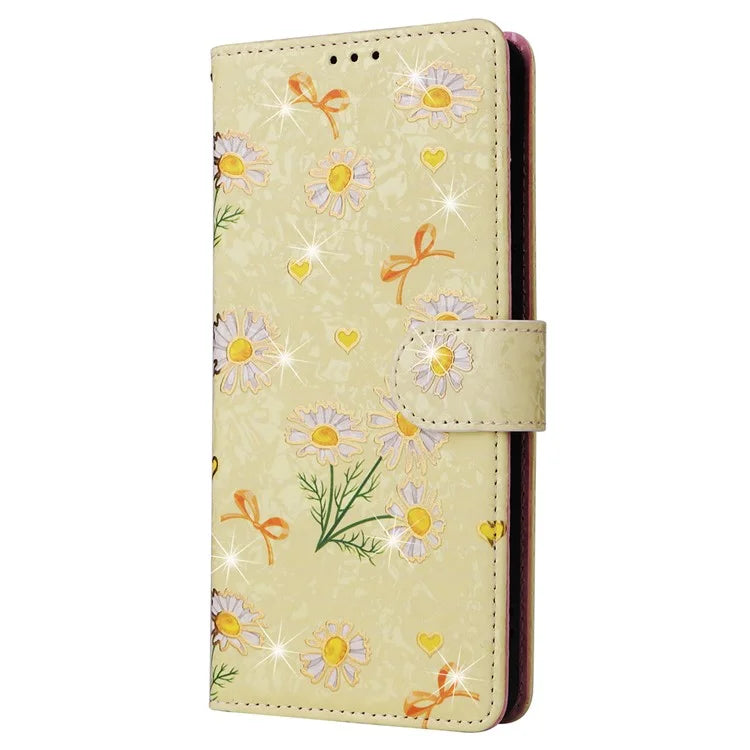 For Xiaomi Redmi Note 13 Pro 5G / Poco X6 5G Case Lacquered Flower Leather Wallet Phone Cover
