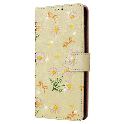 For Xiaomi Redmi Note 13 Pro 5G / Poco X6 5G Case Lacquered Flower Leather Wallet Phone Cover