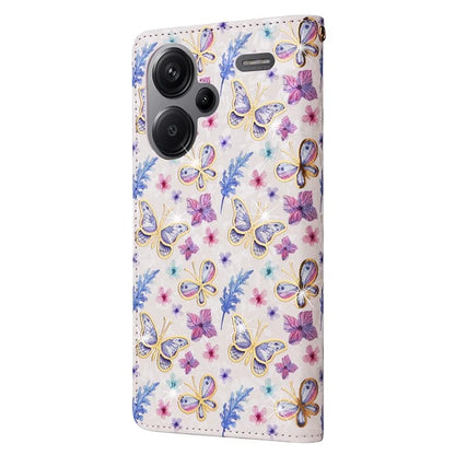 For Xiaomi Redmi Note 13 Pro+ 5G Case Leather Lacquered Phone Cover RFID Blocking